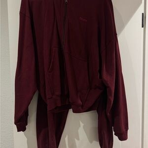 Oner Active Rosewood Zip-Up Hoodie & Sweats